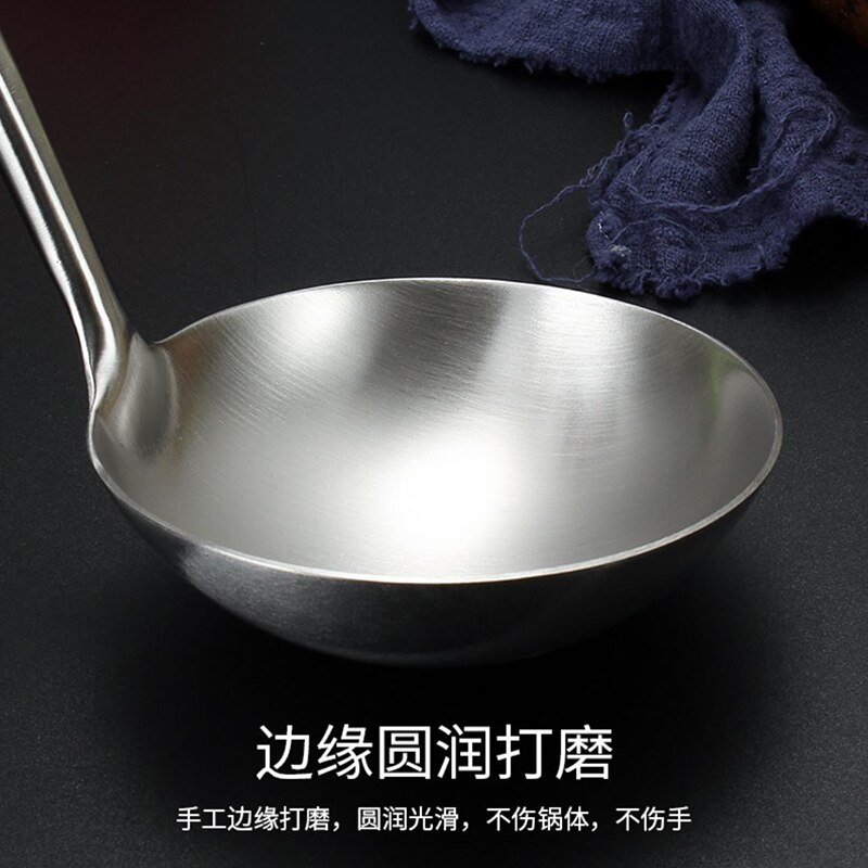 1Pc Kitchen Cooking Tools-Stainless Steel Spatula Soup Spoon Large Colander Scooped Hollow Handle Cooking Shovel Kitchen Cooking