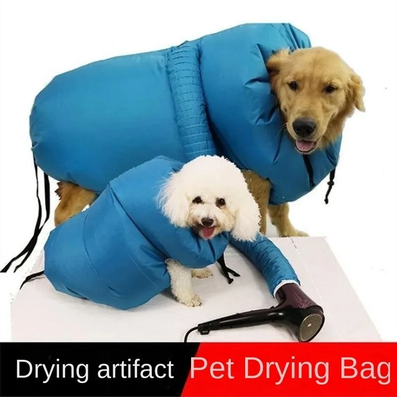 Pet Drying Bag Folding Dog Hair Dryer Box Blow Bag Portable Pet Grooming Dry Bag Dog Blowing Cat Bathing Pet Hair Drying Clothes
