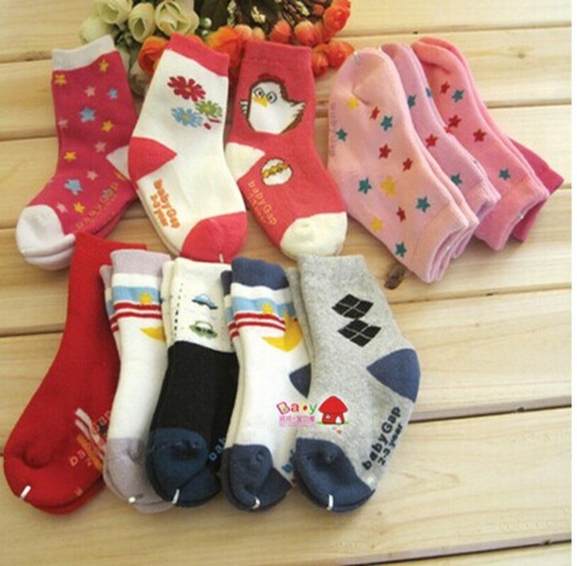 4Pairs/lot winter Socks / Cotton Socks Infant Models Thick Warm Socks / Baby Boy Atws0040