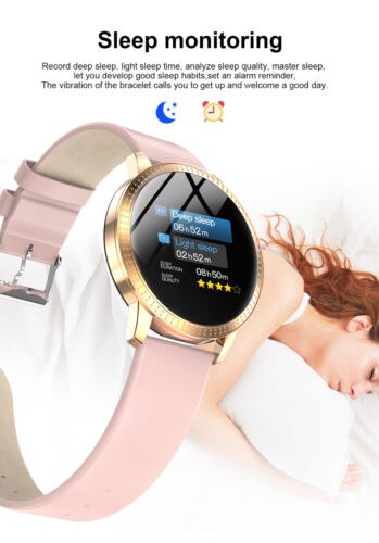Waterproof Smart Watch Fitness Tracker Heart Rate Blood Pressure Mirror Wrist Smart Watch Unisex