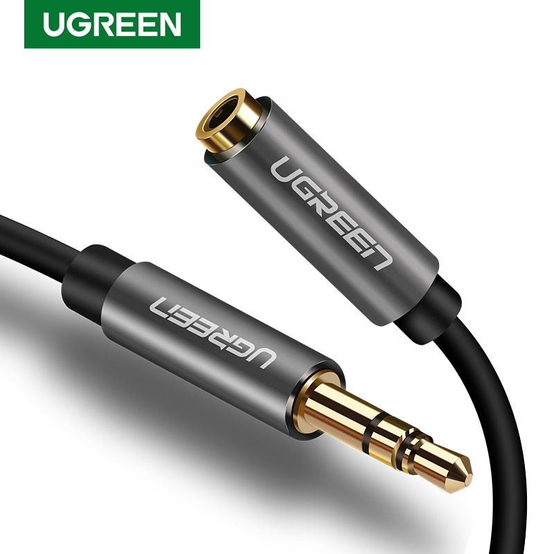 Ugreen 3,5mm Erweiterung Audio- Kabel Männlichen zu Weiblichen Aux Kabel Kopfhörer Kabel 3,5mm verlängerung kabel für iPhone 6s MP3 MP4 Spieler