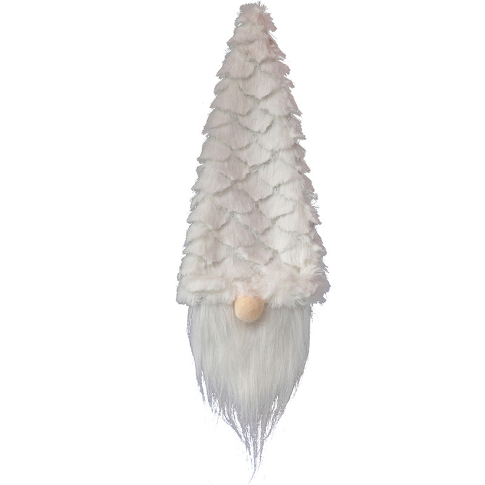 Kerstmis Champagne Fles Cover Wijnfles Cover Fleece Stofdicht Gnomes Tafeldecoraties Fles Topper Voor Thuis Party Bar: WHITE