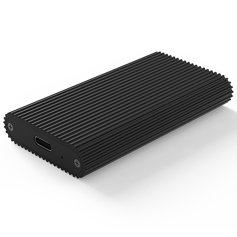 KIMAX Mini Portable Hard Disk Box MSATA SSD Fall Typ-C zu USB 3,1 Aluminium Externe Gehäuse: Default Title