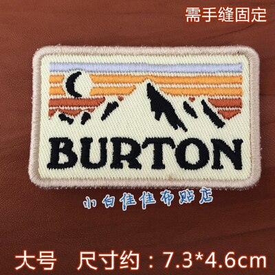 Kleding Decoratie Stok Doek Stok Bloem Borduurwerk Badge Snowboarden Sport Prachtige Hand Naaien