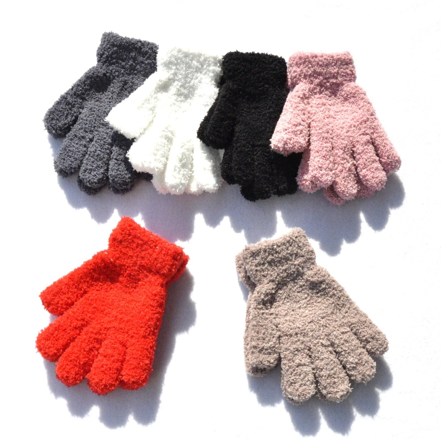 Wecute Herbst und Winter warm Art Handschuhe für 5-11Jahre freundlicher Vlies Verdickte Weich Korallen Vlies Handschuhe Ich bin Freien Spielen Radfahren