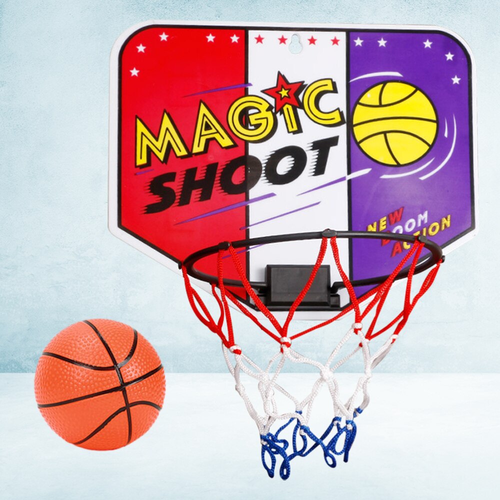 Basketball Hoop Set - Wall Mounted - Indoor Outdoor Shooting Sports Board