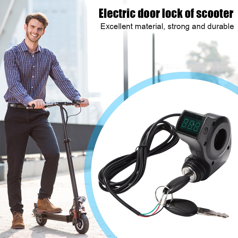 Elektrische Scooter Ignition Key Lock Skateboard Cilinder Starter Switch Sloten Sleutels Kick Scooter Accessoires Voor Kugoo M4 Pro