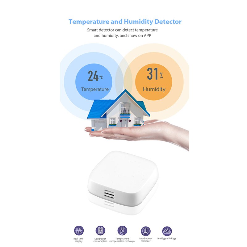 Ewelink Zigbee 3.0 APP Remote Control Temperature and Humidity Sensor
