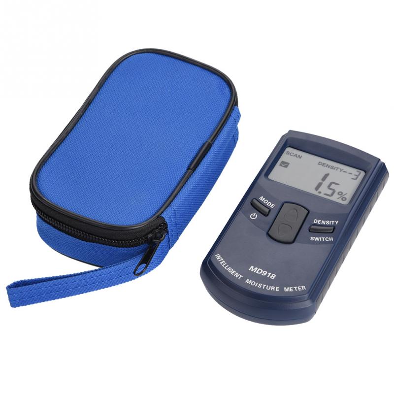 Détecteur numérique d&#39;humidité MD918 LCD inductif, humidimètre pour bois, 4% ~ 80% RH