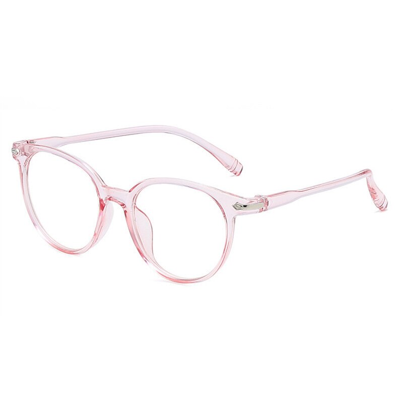Gafas para ordenador con bloqueo de luz azul, , protección contra radiación, filtro de luz azul, protección UV, para hombre y mujer, para videojuegos: Transparent pink