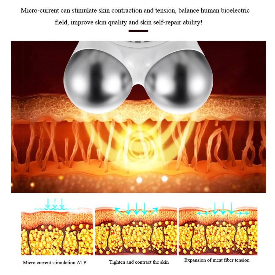 Mini microcurrent face lift machine Skin Tightening Rejuvenation Spa USB Charging facial wrinkle remover device Beauty Massager