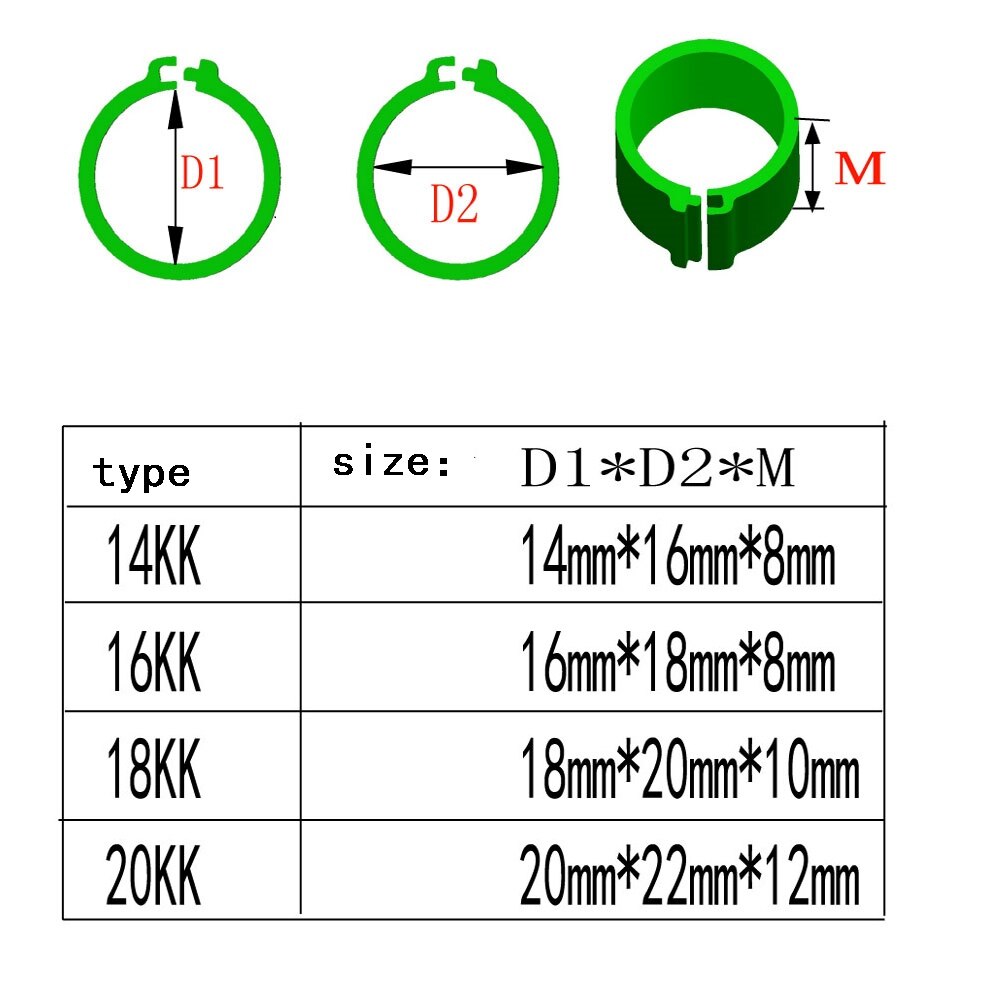 100 Stuks Fokken Experiment Kip Binnendiameter 16/18/20/25Mm Voet Ring Gesp Pluimvee Been kuiken Eend Gans