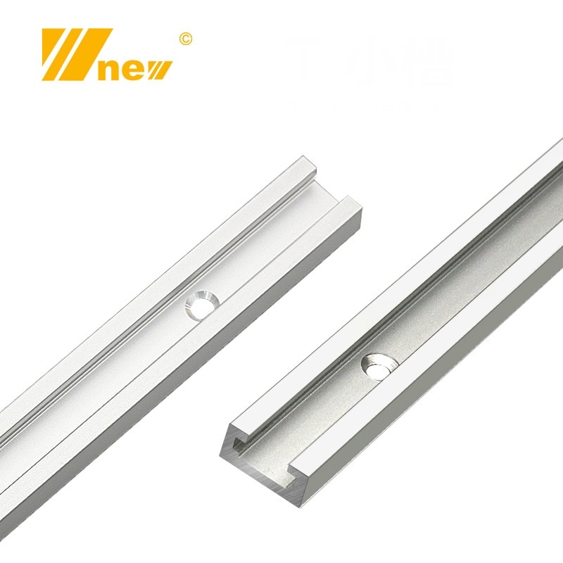 Rail d'onglet t-track 19x9.5mm pour scie de Table, outil de menuiserie