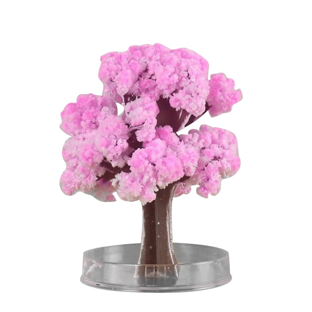 100% Brand and Cherrytree Paper Tree Flowering Colorful Magic Growing Tree Toy Craft chemical #1