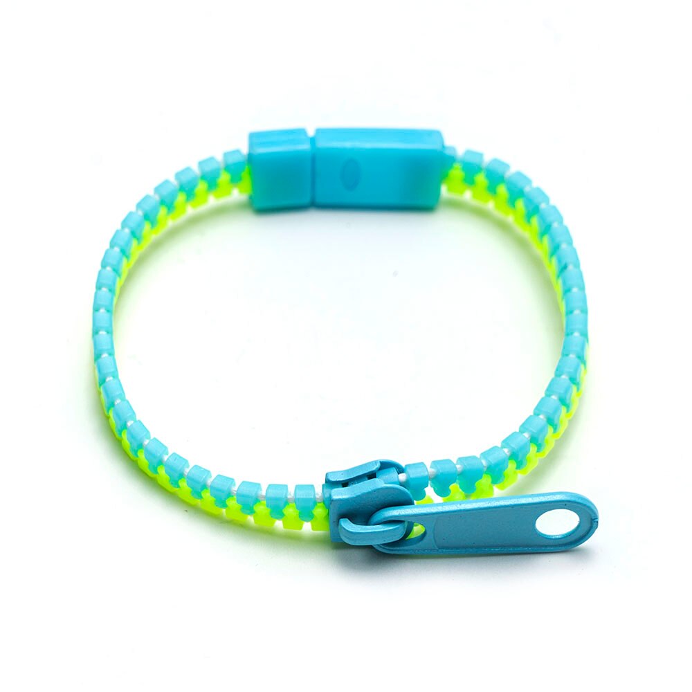 Pulsera Antiestrés con cremallera para niños, juguete sensorial de mano para el autismo, TDAH, 1 unidad: TD945