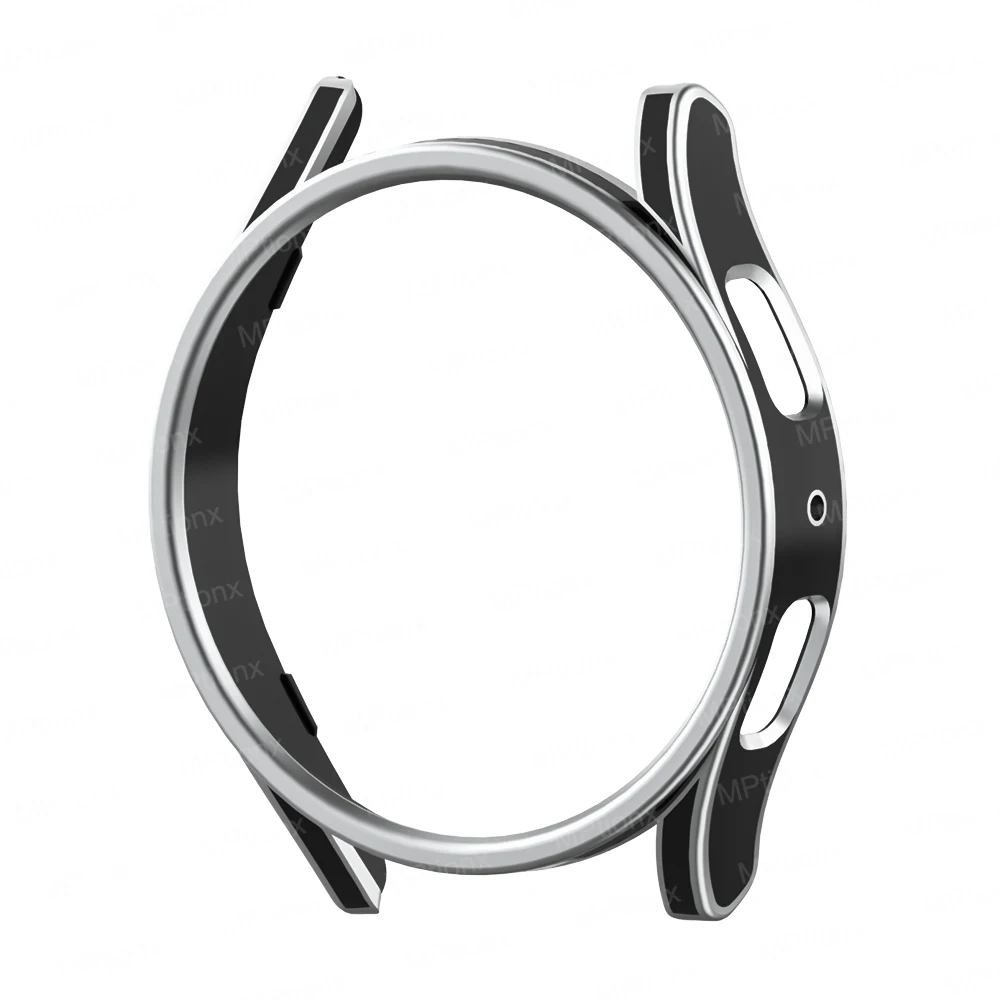 Case voor Samsung Galaxy Watch 5 40 mm 44 mm Screenprotector PC Hard Bumper Rondom Shell voor Galaxy Watch 5 Pro 45 mm Cover: Rose Gold / 4-6.9 Inches