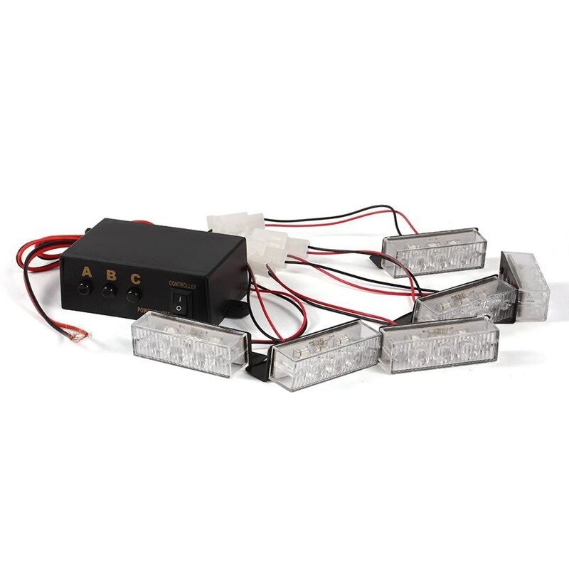 FFYY-Gelb 18 LED Strobe Bindestrich Notfall Blinkende warnen Licht für Auto Lkw