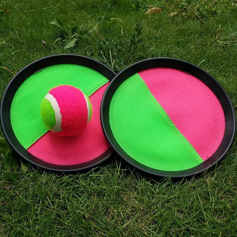 Sticky Ball Toy 2rackets 1ball Children Outdoor Exercise Props Sports Parent-Child Interactive Toys Throw and Catch Balls TMZ