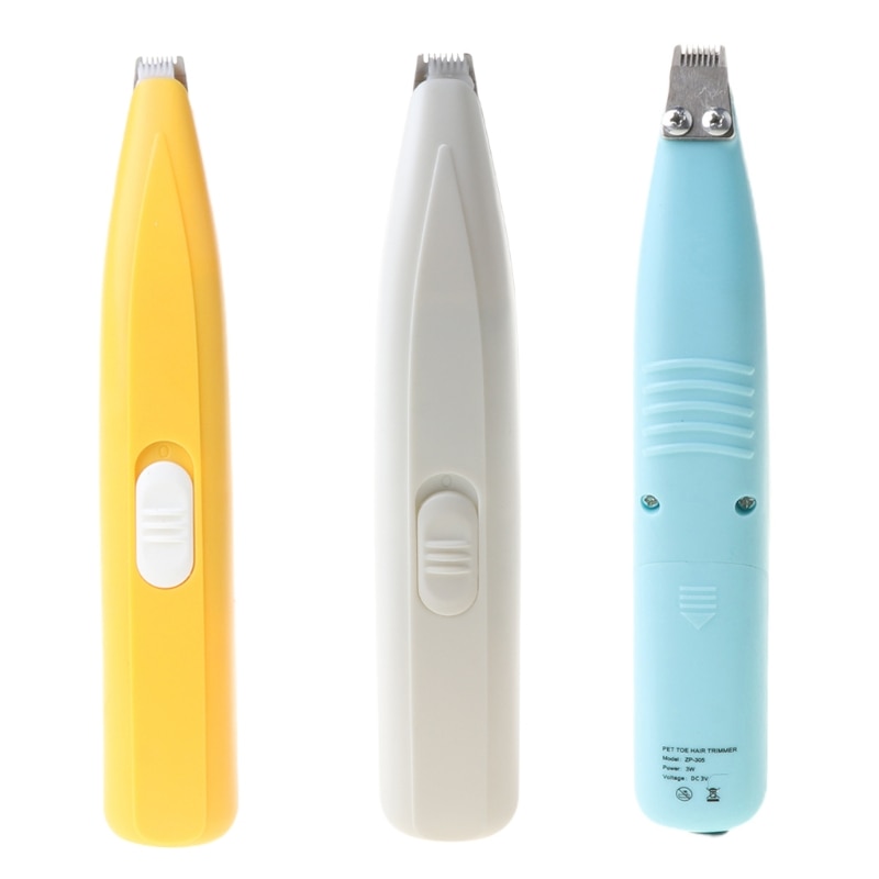 Elektrisk husdjurshårklippare hund fötter tass rakapparat låg ljudnivå grooming trimmer kit