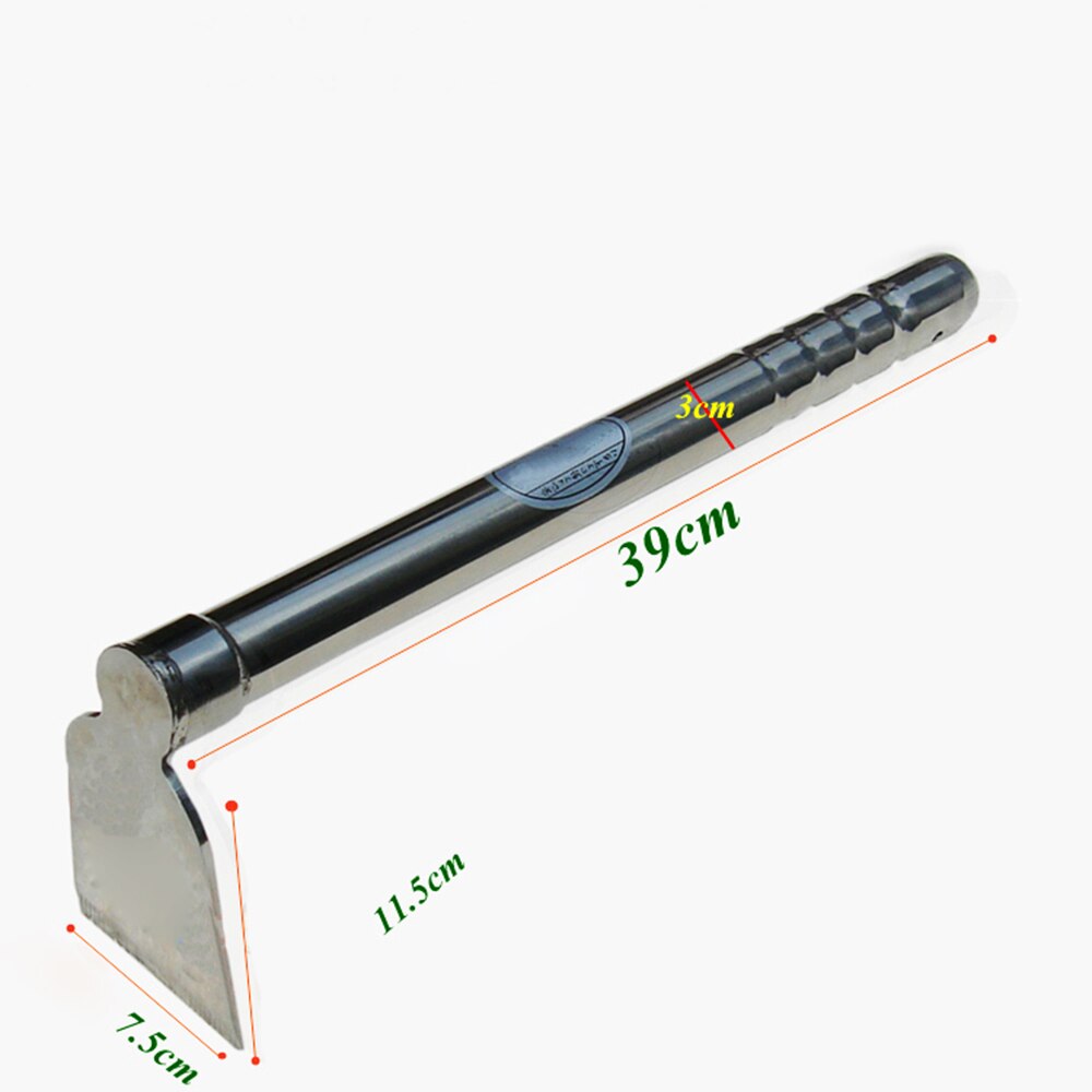 Outils de jardinage houe agricole poignée courte outils agricoles houes en acier inoxydable pelle râteau outils agricoles pelle pioche