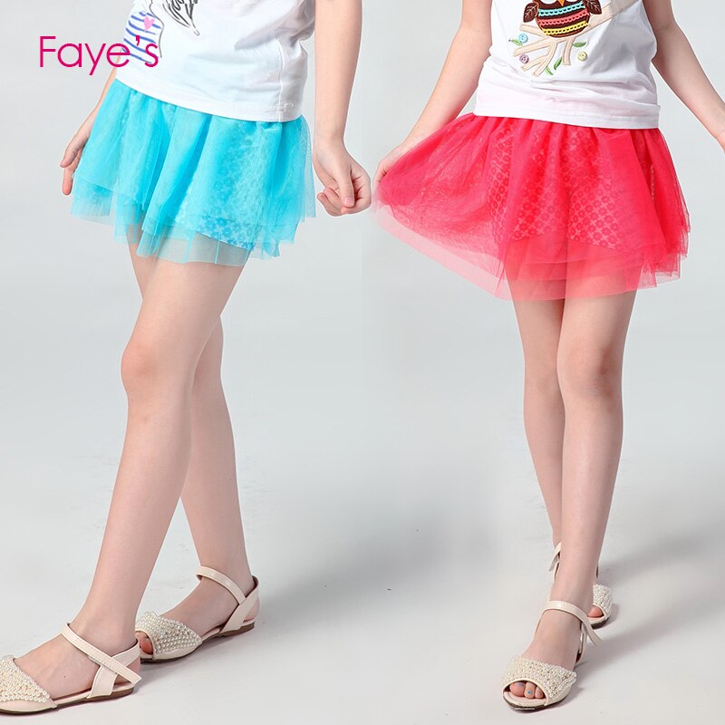 3-10years Baby Meisjes Zomer Tule Kant Shorts Tutu Rokken Broek Broek Kinderkleding Kinderkleding