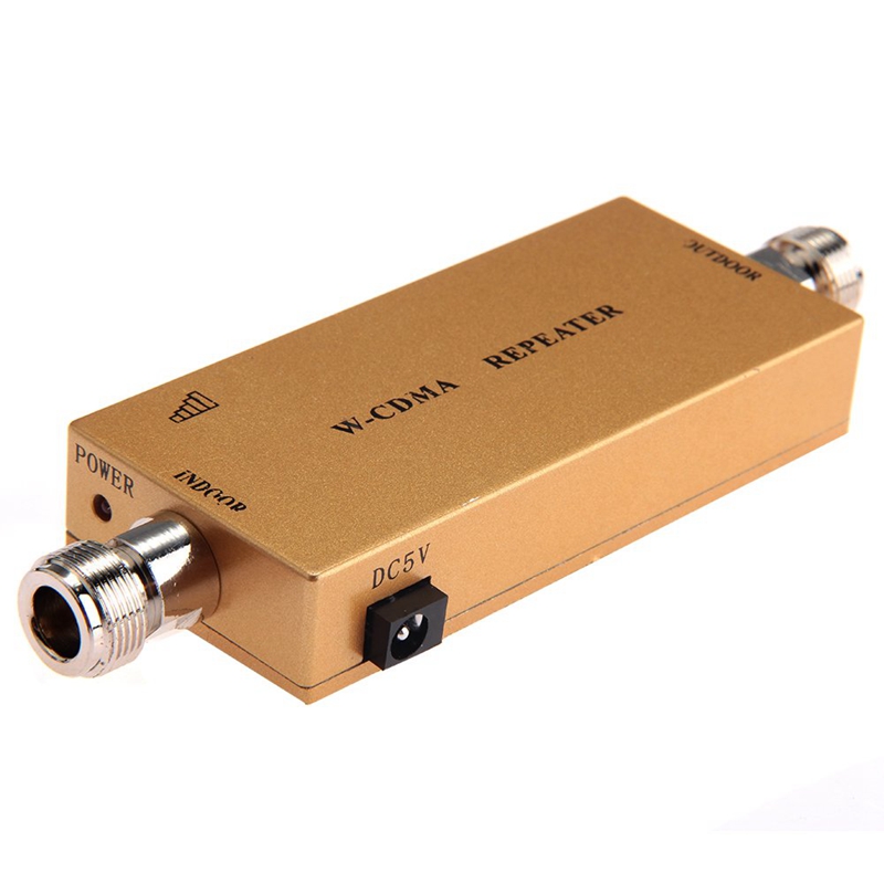 Verstärker UMTS WCDMA 3G Verstärker Signal Verstärker für Handy, Mobiltelefon + Antenne Gold