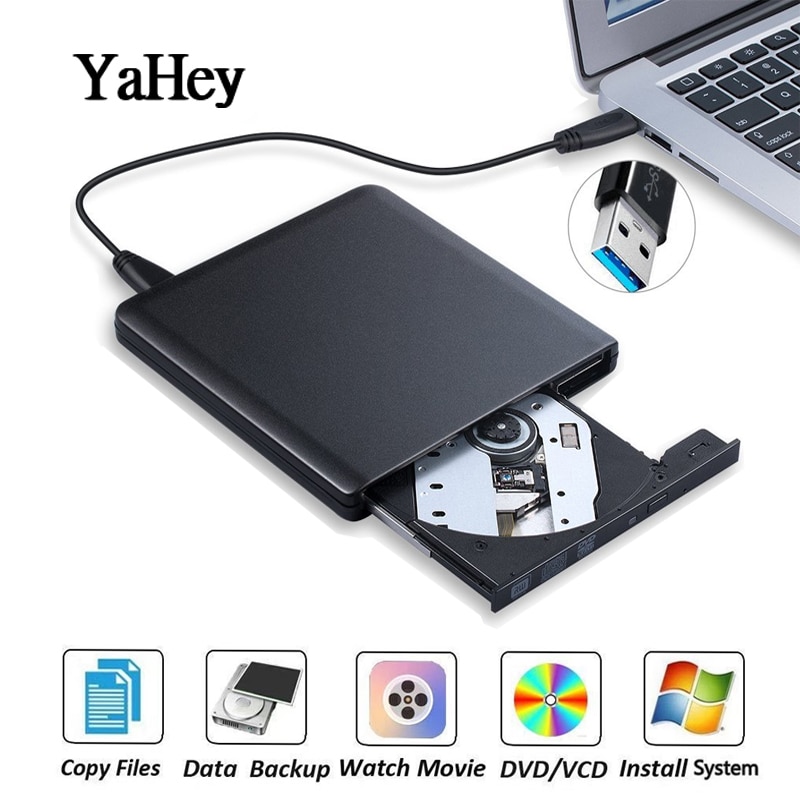 External USB 3.0 High Speed DL DVD RW Burner CD Writer Portable Optical Drive for Asus Samsung Acer Dell Universal SONY HP