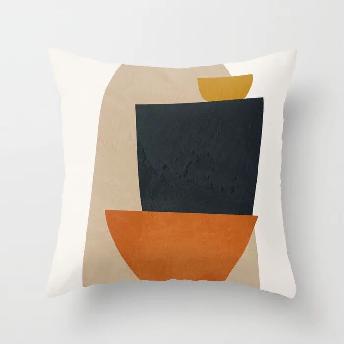 18 &#39;&#39;Geometrische Nordic Kussenhoes Tropic Moderne Art Sierkussen Cover Polyester Kussen Case Sofa Cafe Decoratieve Kussensloop: DRD122-3