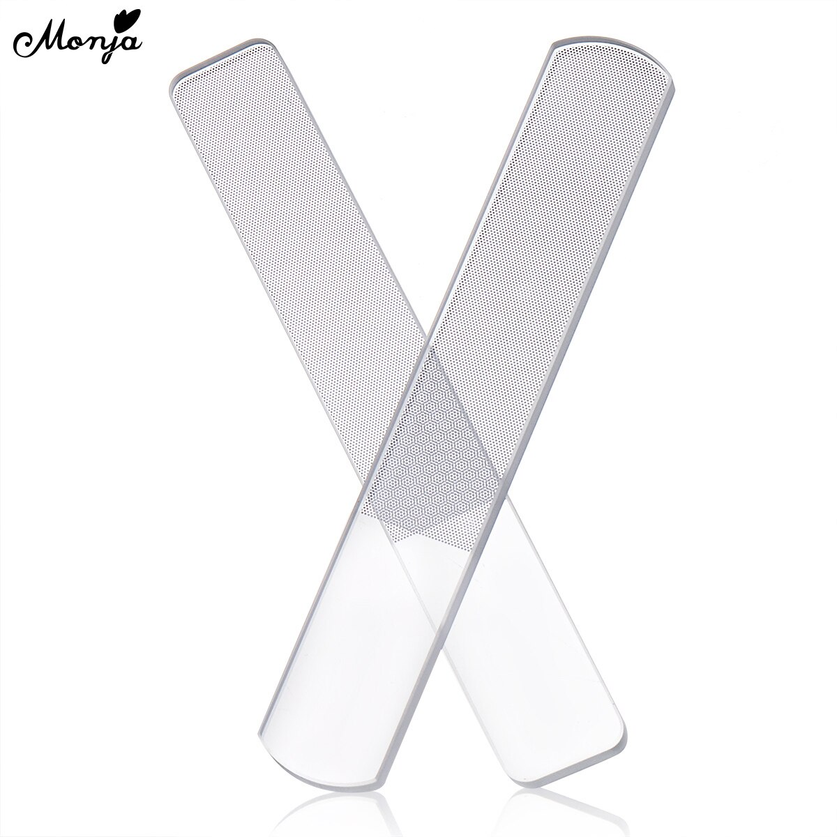 Monja nano glas neglefil gennemsigtig slibning polering slibning negle filing manicure værktøj