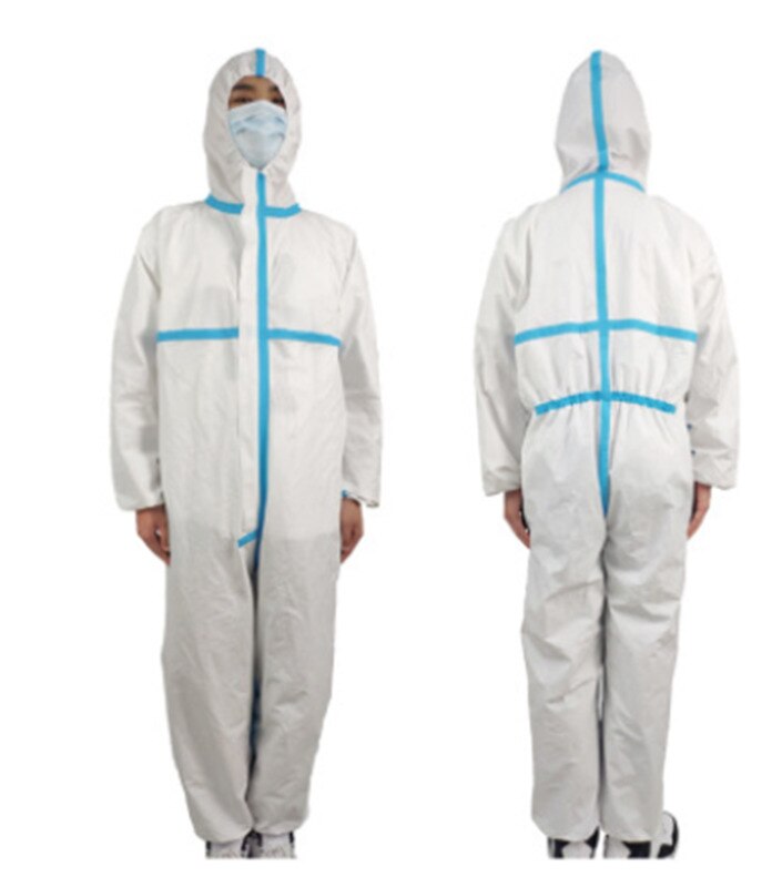 Wegwerpoveralls overalls overalls capuchon schilders beschermend pak (wit) beschermende overalls met capuchon waterdicht