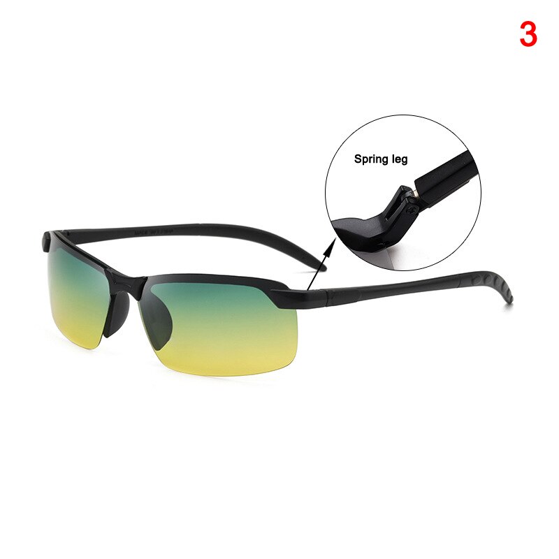 Photochromic Sunglasses for Men Sports PC Frame Men Sunglasses Polarized UV400 Protection Anti-blue Ray Fishing Sunglasses: 3