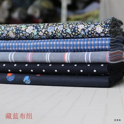 Tecidos de algodão estampados, 25cm * 25cm * 5 peças, tecidos de costura, acolchoados para patchwork, bordado, faça você mesmo, acessórios de bonecas artesanais: 1
