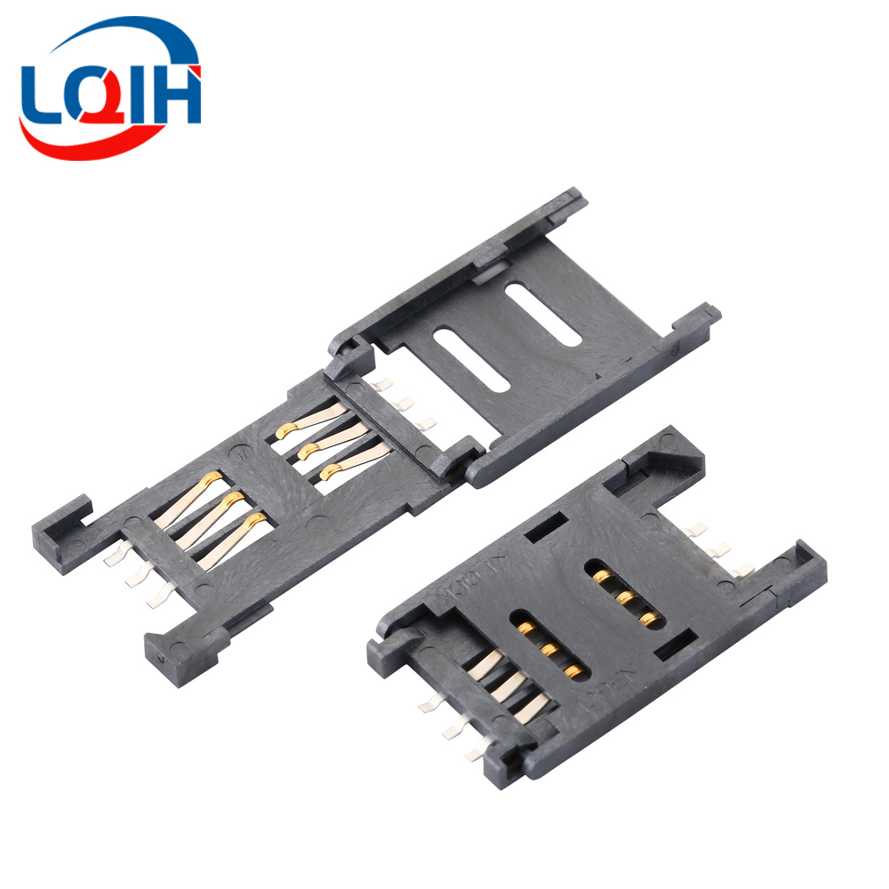 Suporte para cartão SD/MINI/TF/SIM/NANO/MICRO Slot para cartão Módulo de memória Corpo longo Corpo curto com conector autoelástico: MULTI