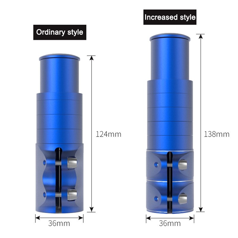 Cykelstyr forgaffel frempind rise up forlænger forlænger heads up cykel adapter holdbart mountainbike cykel tilbehør