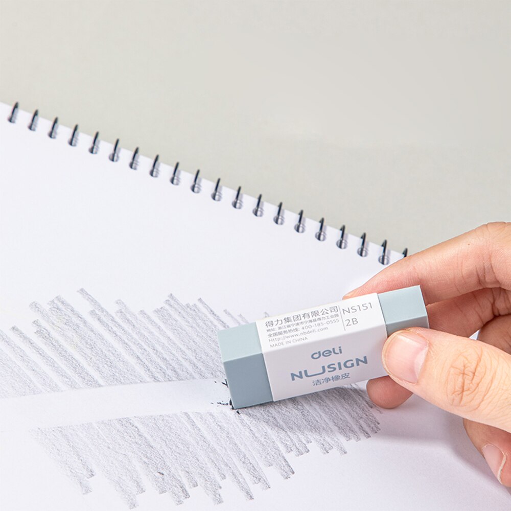 1Pc Nusign Eraser Clean No Any Trace Fine Correction Art Engineering Drawing Student Writing Cleaning Tool Stationery Supplies
