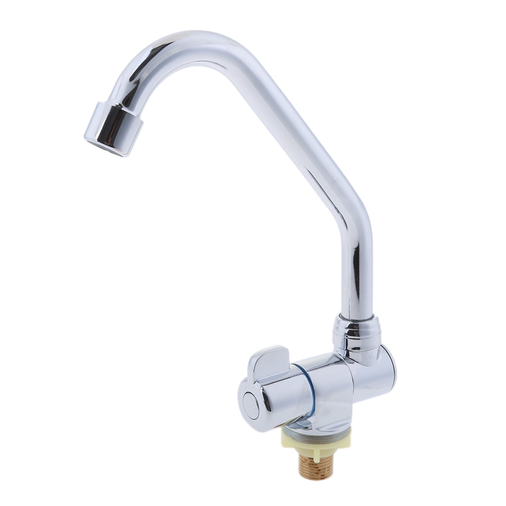 Barco marino RV, rotación 360, baño, cocina, individual, Grifo de Agua Fría #005