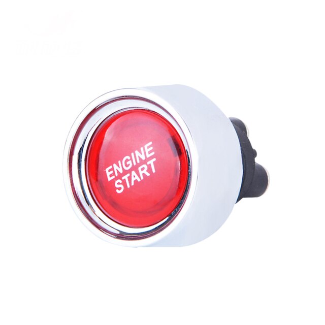12V 50A Car Engine Start Push Button Keyless Start Button Ignition Starter Car Engine Start Button Auto Accessories