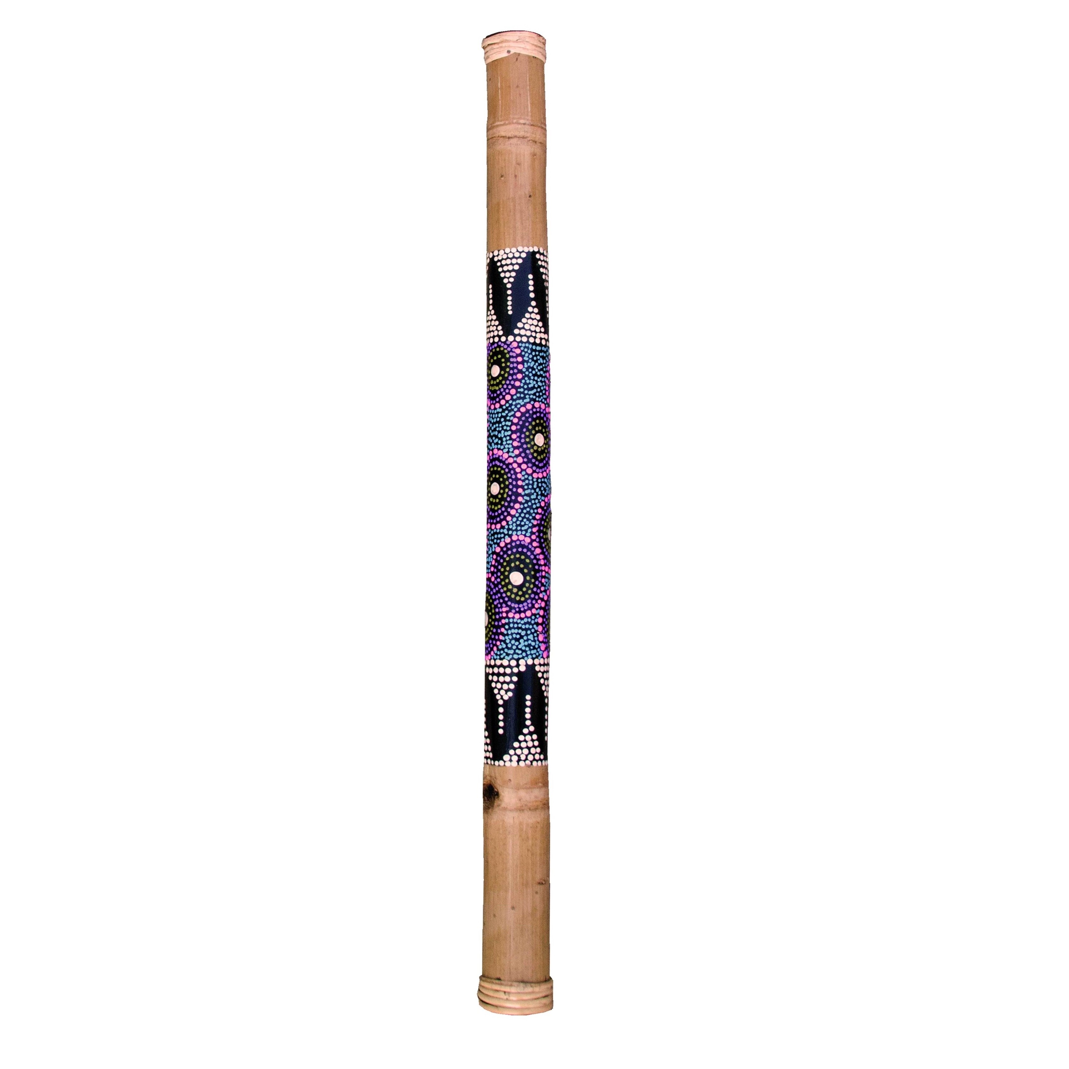 Terre rainmaker rainsticks made of bamboo paint or burned 60cm or 80cm: 60cm paint with bag