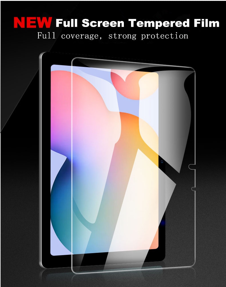 Szkło hartowane dla Samsung Galaxy Tab A7 10.4 2020 A 10.1 2019 10.5 A8 Tablet ochraniacz ekranu dla Galaxy Tab S6 Lite S5E S7