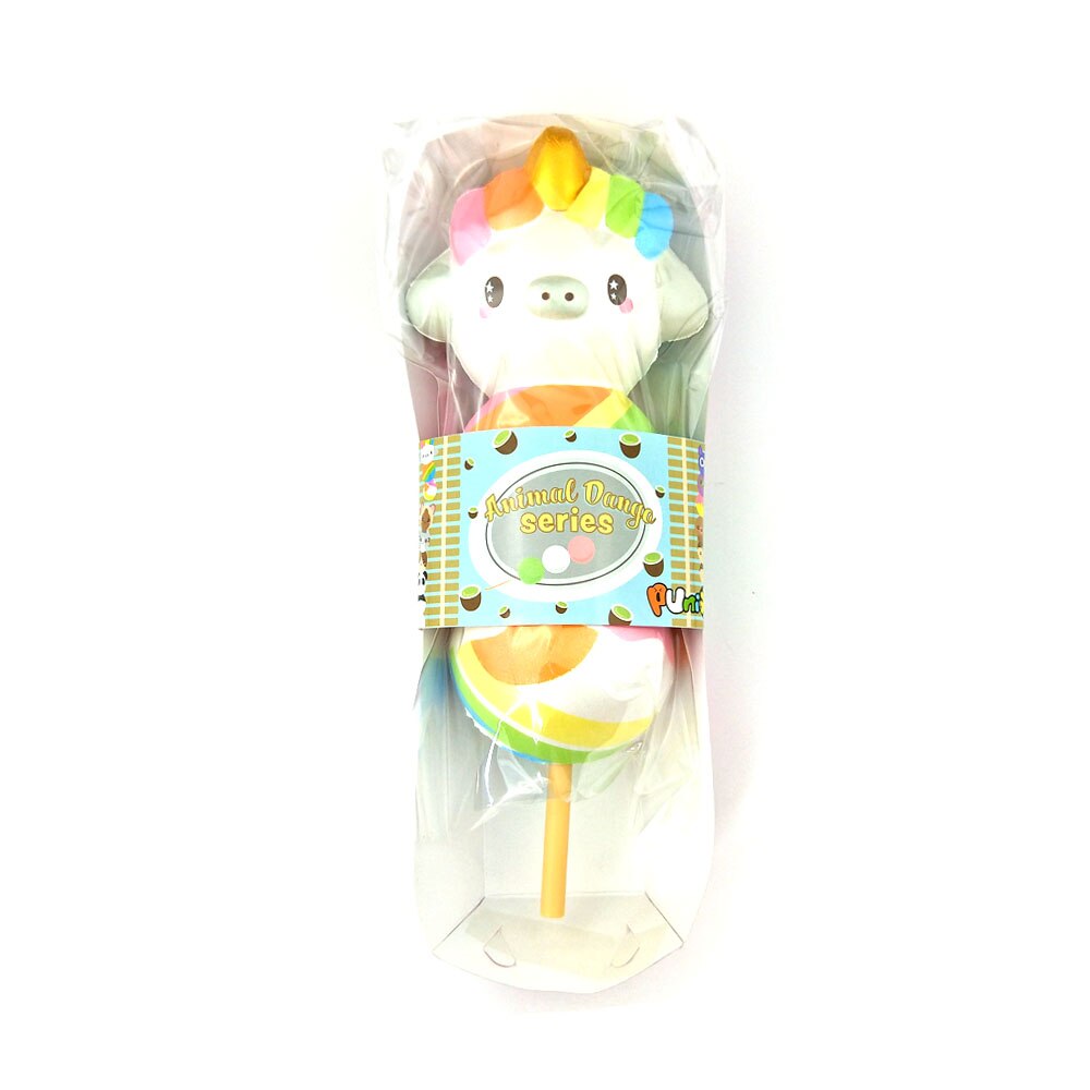 Punimaru Squishy Doll Ice Cream Popsicle Squeeze Toys Animal Cake Bread Slowly Rebound Decompression Release Kneading Toy: C