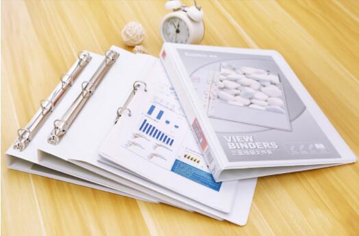 38mm thick a4 punching folder 2 holes 3 holes 4 holes punching binders Office file folder thickened data clips