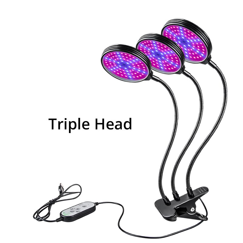 USB LED Grow Light Plant Lamps Full Spectrum Timer... – Vicedeal