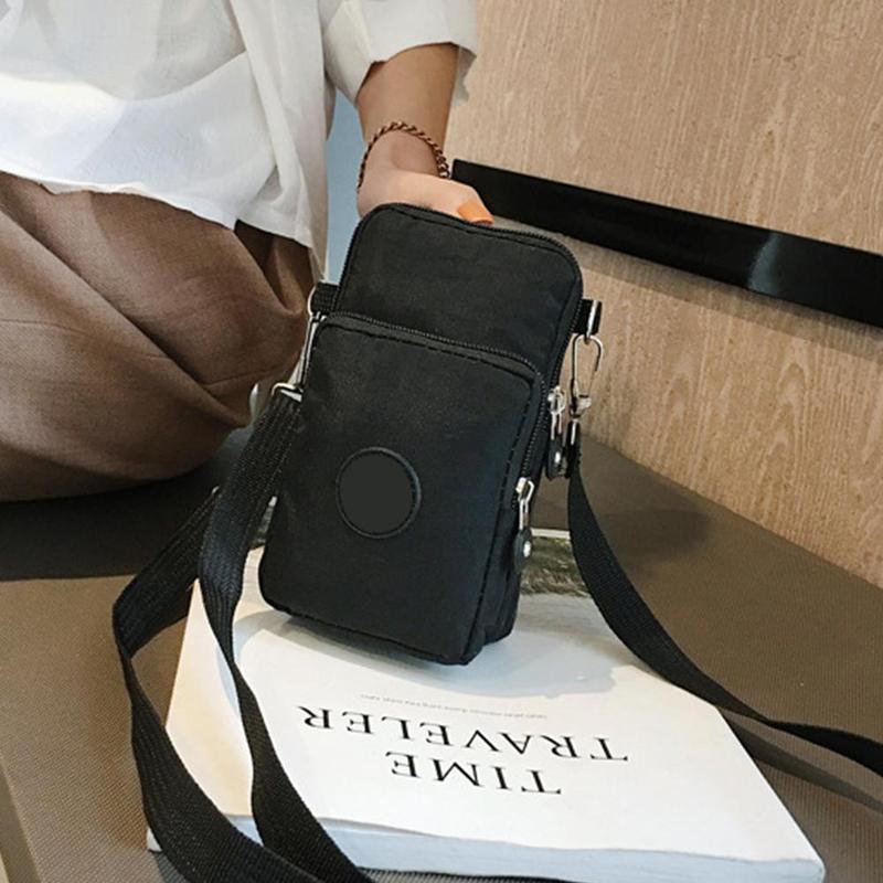 Women's Bag Korean Version of the Shoulder Bag Mobile Phone Bag Diagonal Across the Small Cloth Bag Sports Leisure Arm Bag