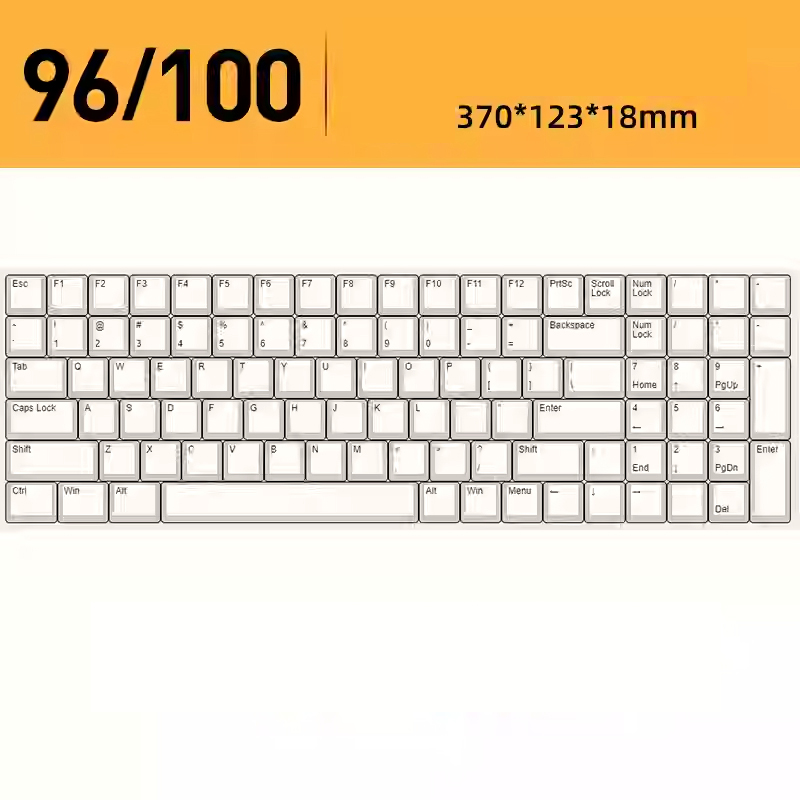 Mechanical Keyboard Dust Cover Acrylic Protecting Shell Bent Compatible With Layout 60 68 87 104 96 WOOTING ROG Azoth IKKI: GRAY