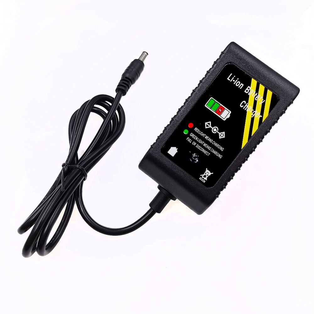 Ładowarka litowa 21V 2A 100-240V do akumulatorów litowych z podświetleniem LED Gniazdo zasilania DC Żeńskie złącze do montażu panelowego