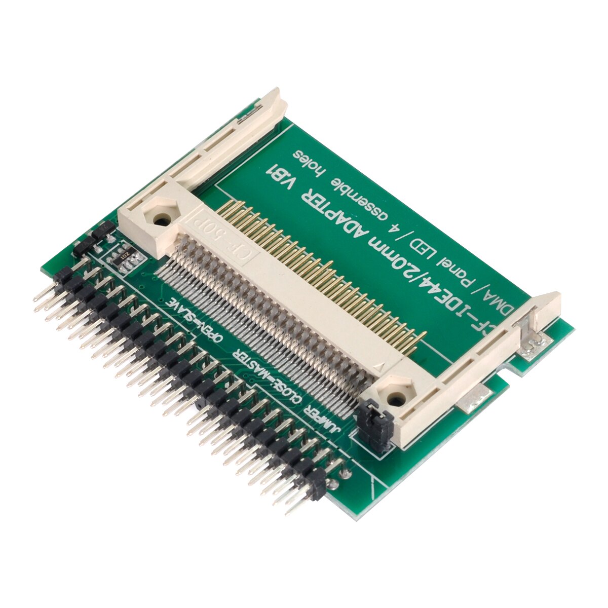 Cablecc Cf Compact Flash Merory Card Laptop 2.5 "44 Pins Male Ide Harde Schijf Hdd Ssd Adapter