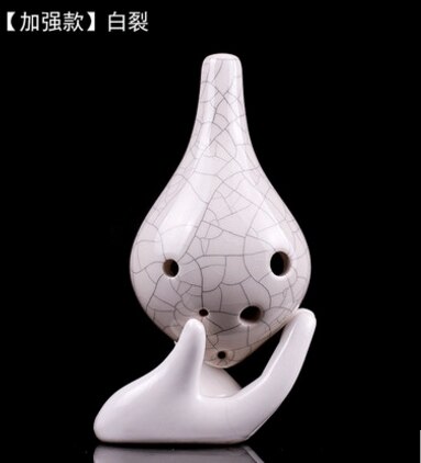 6 agujeros Ocarina Alto C/AC instrumentos musicales flauta de cerámica china: Verde claro