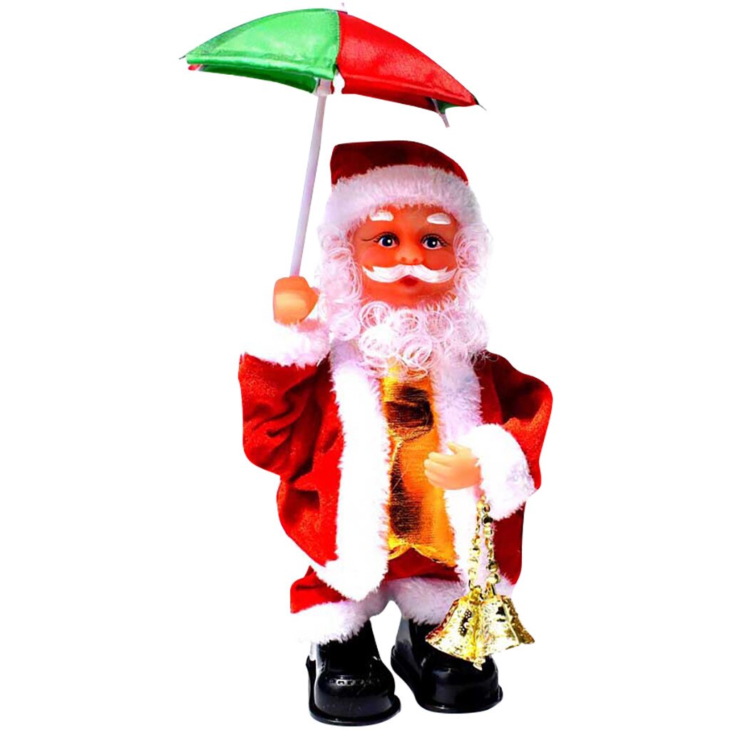 Électrique père noël Musical petite poupée danse parapluie décorations de noël le meilleur pour enfants Jouets électriques #2