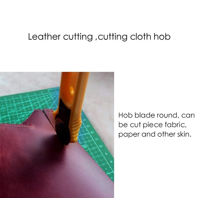 45mm Rotary Cutter Cuir Outil De Coupe Tissu Cutter Lame Circulaire DIY Patchwork Couture Quilting Fit Exécution exquise
