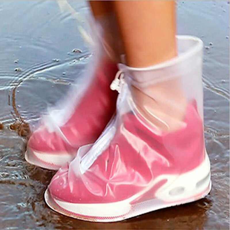 1 Paar Van Herbruikbare Latex Waterdichte Regen Laarzen Set Antislip Rubber Regen Laarzen Overschoenen S / M / L / Xxl Schoen Accessoires K20